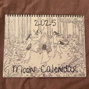 2025 Moon Manifestation Calendar! For Astrology lovers . Hand drawn!